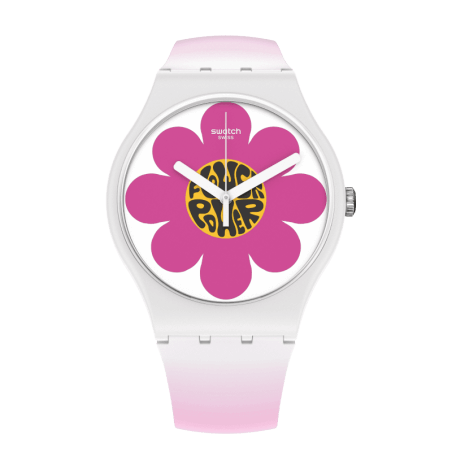 Reloj Swatch Flower Hour SO32M104