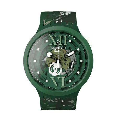 Reloj Swatch Camoflower Green SB05G104