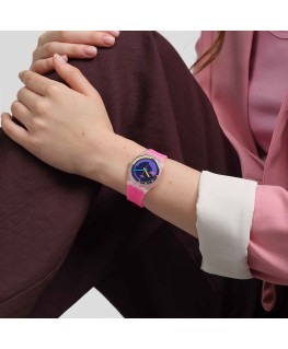 Reloj Swatch Swatch Neon Pink Podium SO28K111