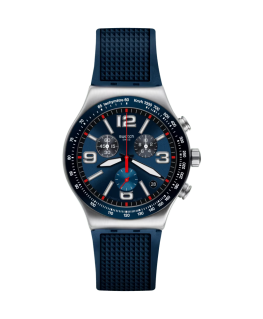 Reloj Swatch Blue Grid YVS454