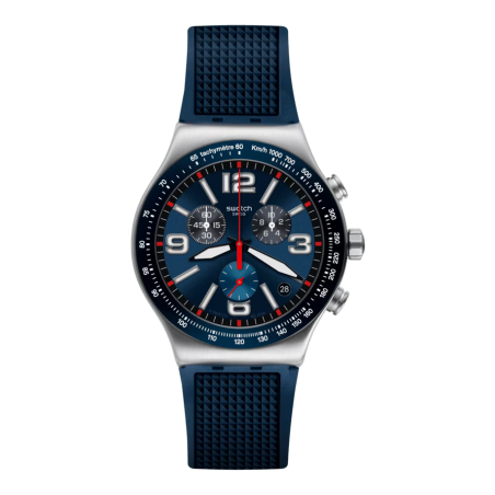 Reloj Swatch Blue Grid YVS454