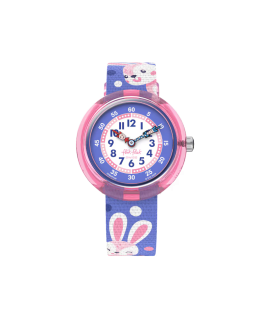 Reloj Flik Flak Peek-A-Bunny FBNP236